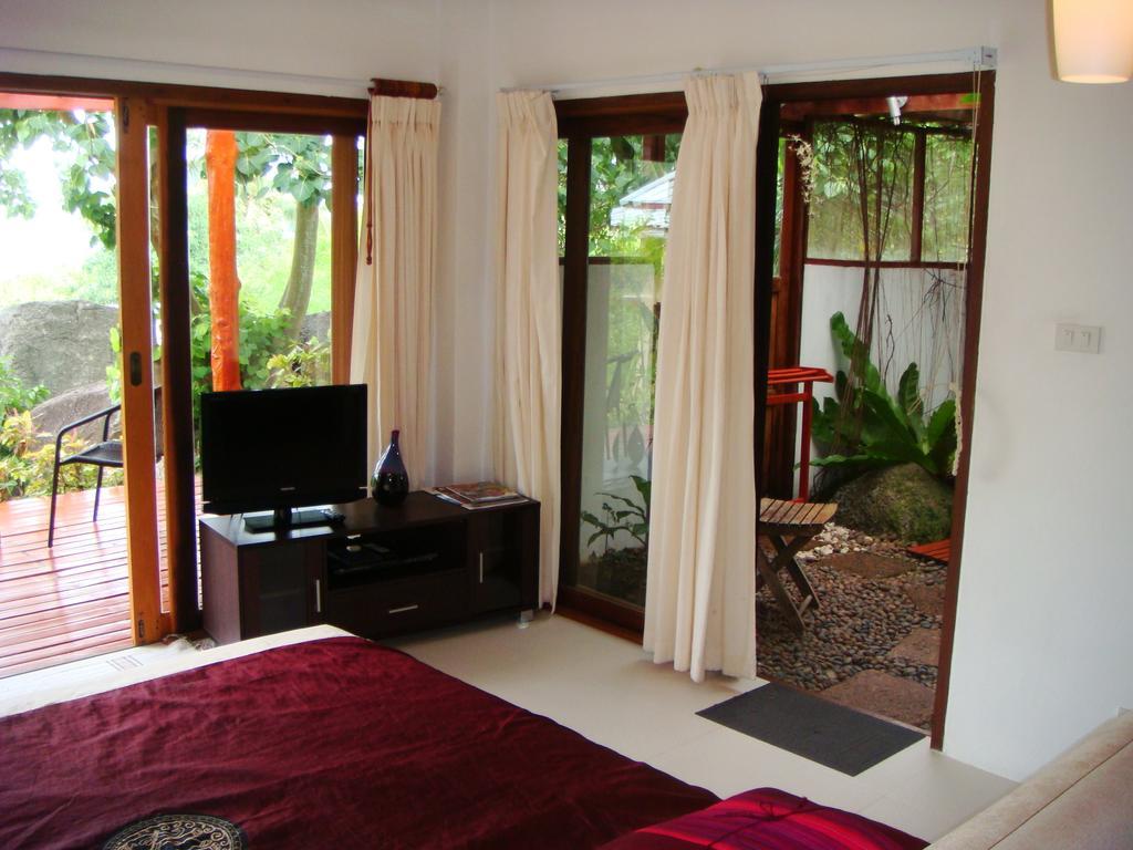 La Cigale Bed and Breakfast Koh Tao Rum bild